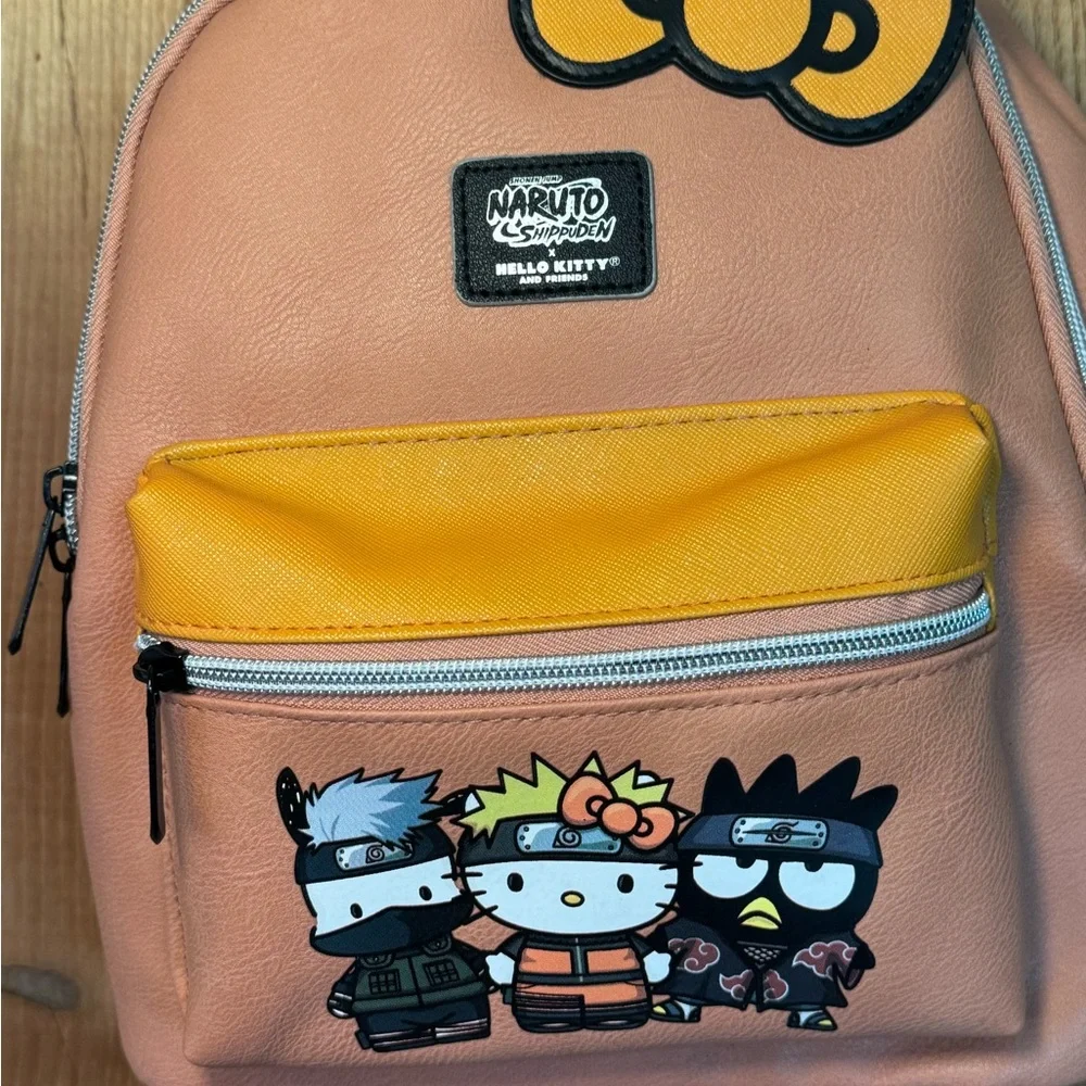 Sanrio Hello Kitty x Naruto Shippuden Women’s Mini Backpack Limited Edition - Picture 2 of 15